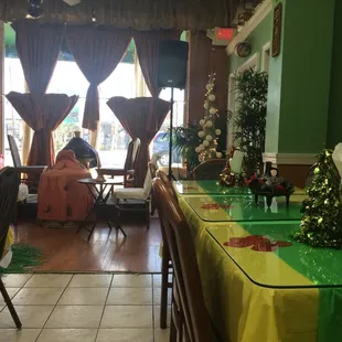 The interior. Tea ceremony area