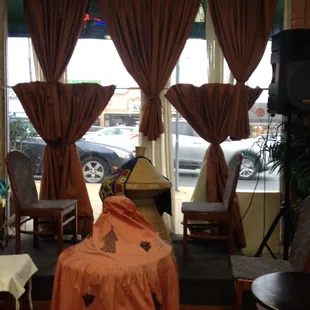 outside, sushi and sashimi