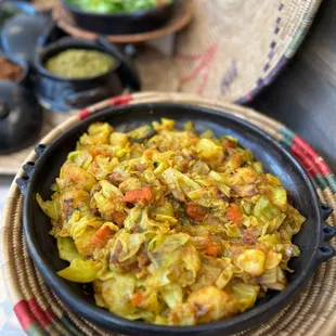 a bowl of stew on a table