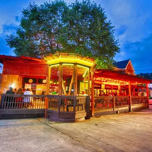 Covered outdoor patio.