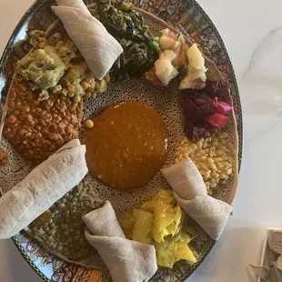 Vegetarian platter