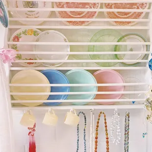 Plates &amp; jewelry.