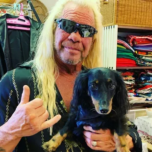 Our first celebrity visitor Duane &quot;Dog&quot; Chapman, bounty hunter.!