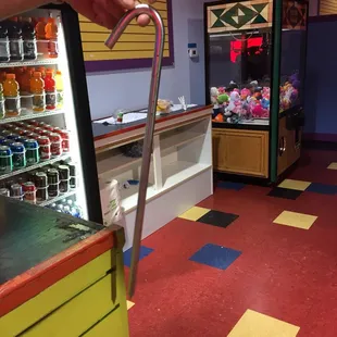 This is what was lying against the ladder in the bounce castle.   A child could have been impaled.