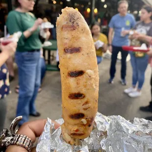 Boudin sausage from the French Market - Tasty!