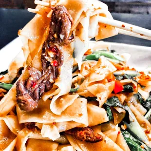 Drunken noodles
