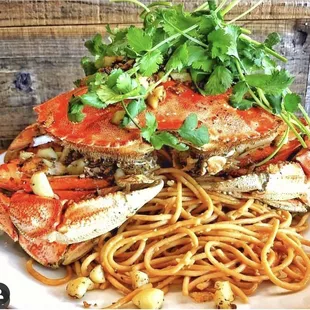 Garlic roasted Crab