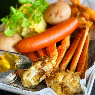 BBQ Snow Crab Combo