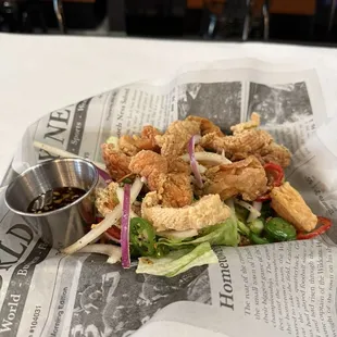 Deep Fried Salmon Belly