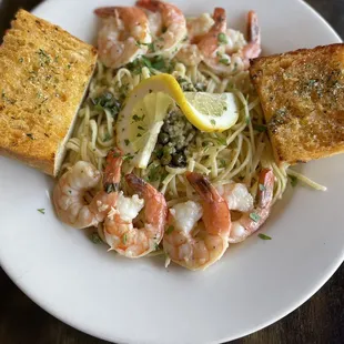Shrimp Scampi Linguini