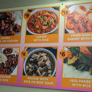 Menu (2 of 4) as of 2/7/2024