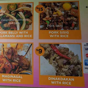 Menu (3 of 4) as of 2/7/2024