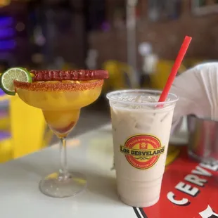&quot;Naca&quot; mango  margarita &amp; horchata