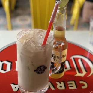 Horchata &amp; a corona