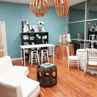 Invitation display in The Studio Showroom