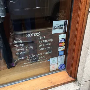 Hours of Operation