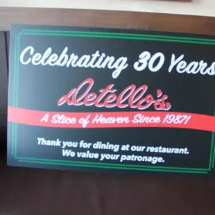 Celebrating 30 years!!