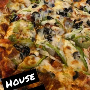 House Special on thin crust