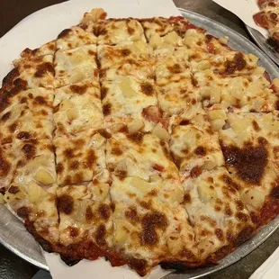 a cheese pizza