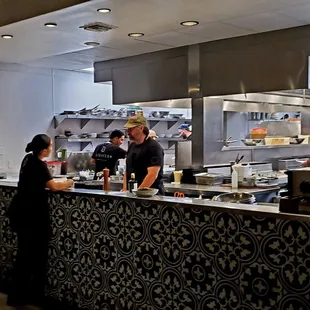 The rock stars in the kitchen. Thanks guys, everything was stellar!