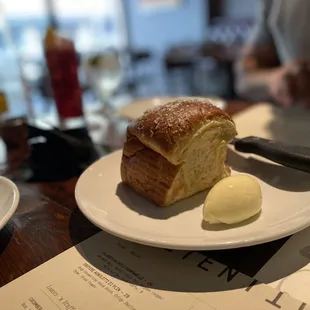Milk Bread and butter, soft and flavorless