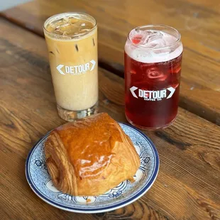 Habibi Latte &amp; Mango Iced Tea