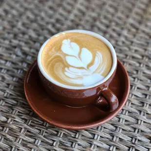 Decaf latte, slightly bitter