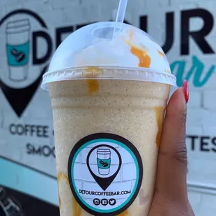 Salted Carmel &amp; Coconut Macchiato
