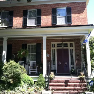 the front of a house