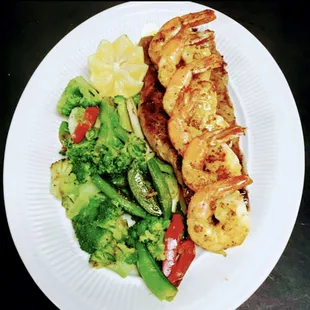 a plate of food