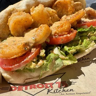 Shrimp po boy