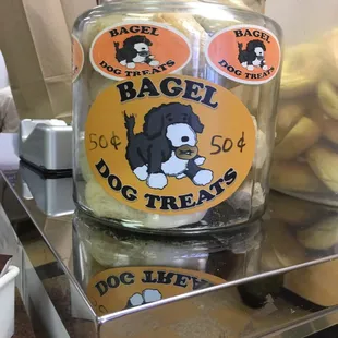 They sell dog treats!