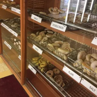 Bagel selection display