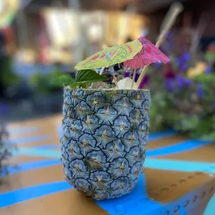 Walk Without Rhythm cocktail (Frozen Pineapple)