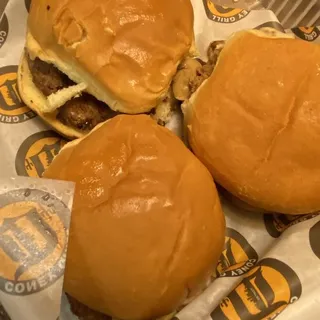 Shroom & Swiss Sliders (3)