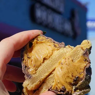 Peanut Butter Volcano Cookie