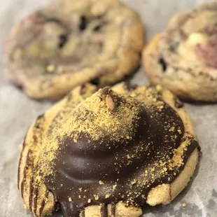 Peanut Butter Volcano cookie