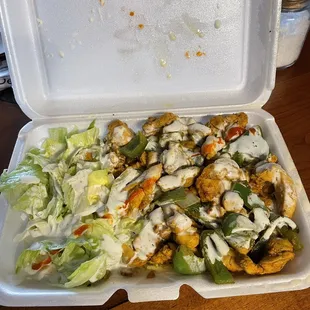 New York Style Chicken Rice Platter