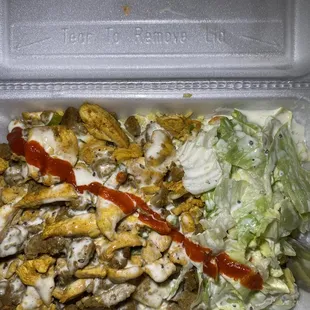 New York Style Chicken &amp; Lamb Combo Platter