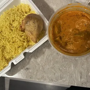 Butter Lamb and Samosa