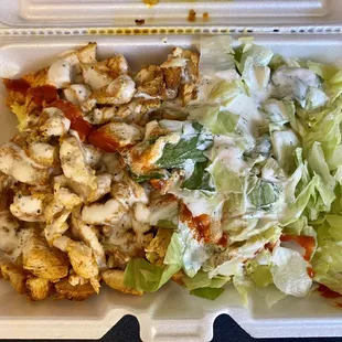 New York Style Chicken Rice Platter