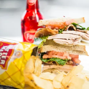 #5 ROASTED TURKEY BLT on rye