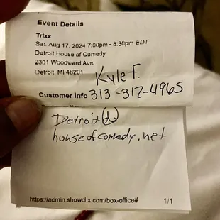 the information provided to me by the manager/Kyle with directions to email to request refund.