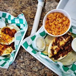 Quesadilla n Rice