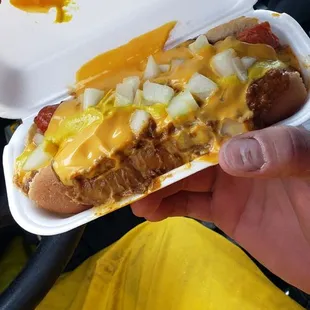 Frank&apos;s coney Dog