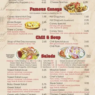 Lunch Menu