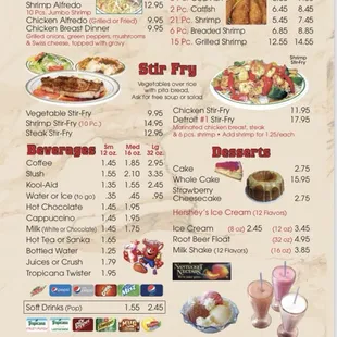Dinner Menu