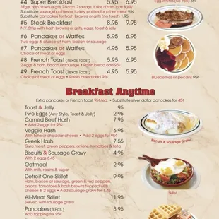 Breakfast Menu