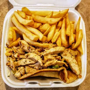 Grilled Chicken Pita at Detroit One Coney Island