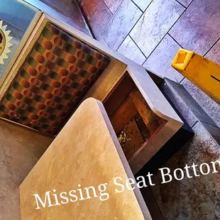 missing seat bottom